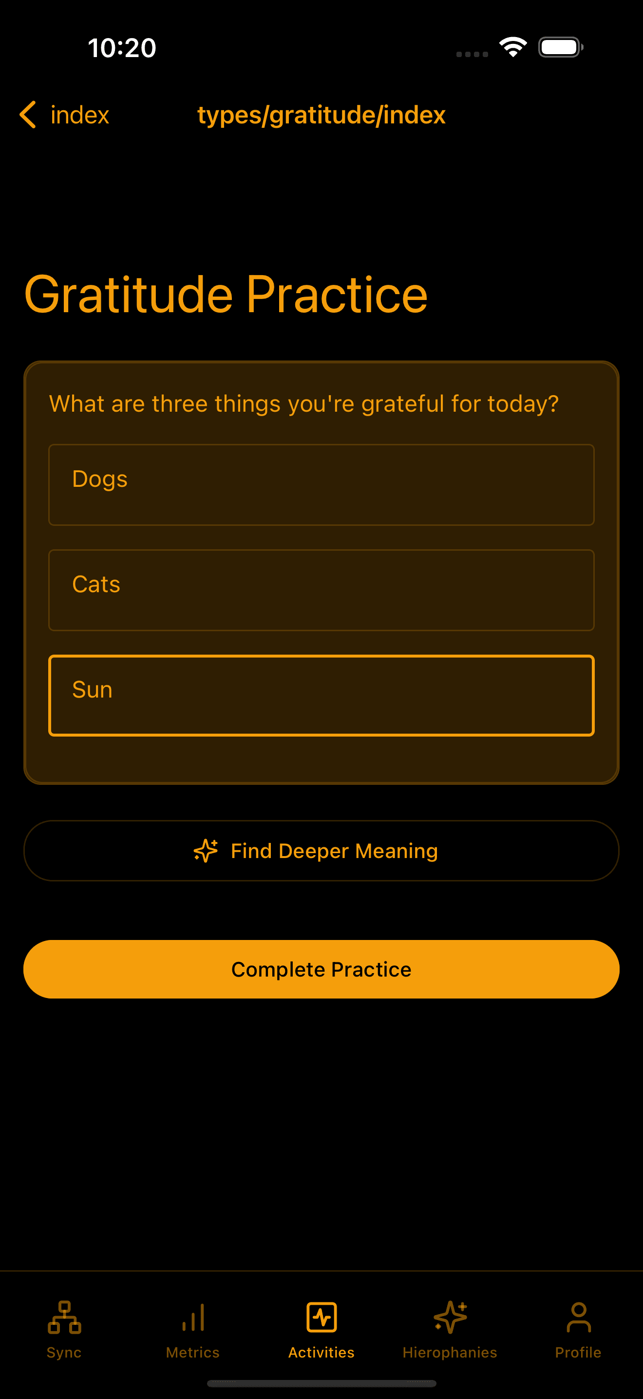 HierophanyAI app screenshot 5